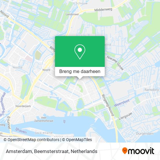 Amsterdam, Beemsterstraat kaart