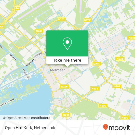 Open Hof Kerk kaart