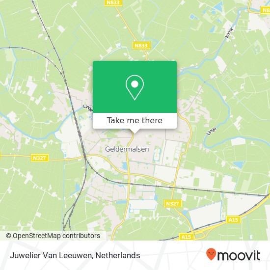 Juwelier Van Leeuwen kaart