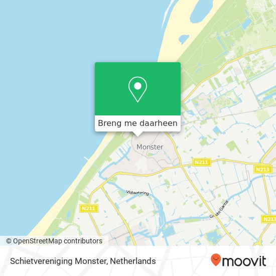 Schietvereniging Monster kaart