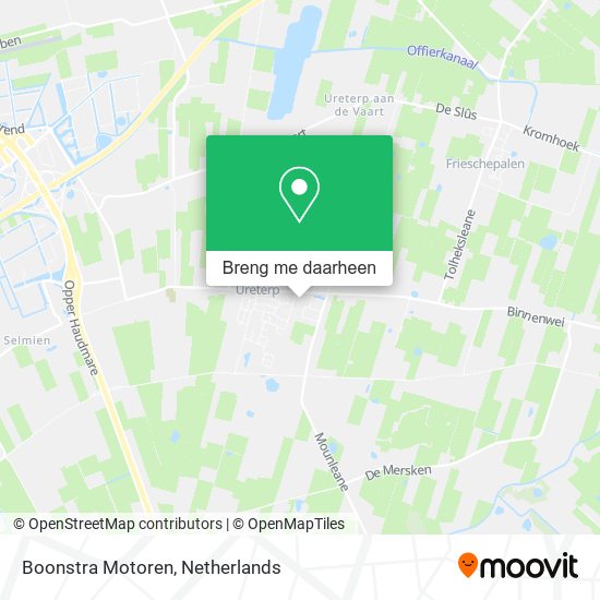 Boonstra Motoren kaart