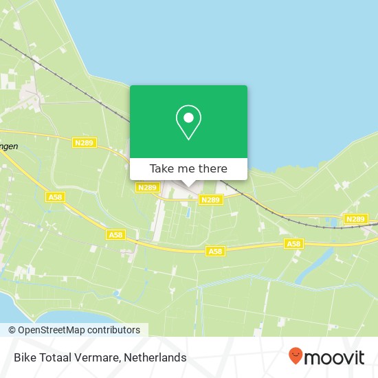 Bike Totaal Vermare kaart