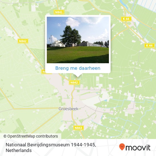 Nationaal Bevrijdingsmuseum 1944-1945 kaart