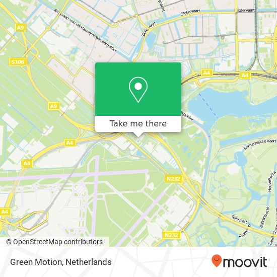 Green Motion kaart