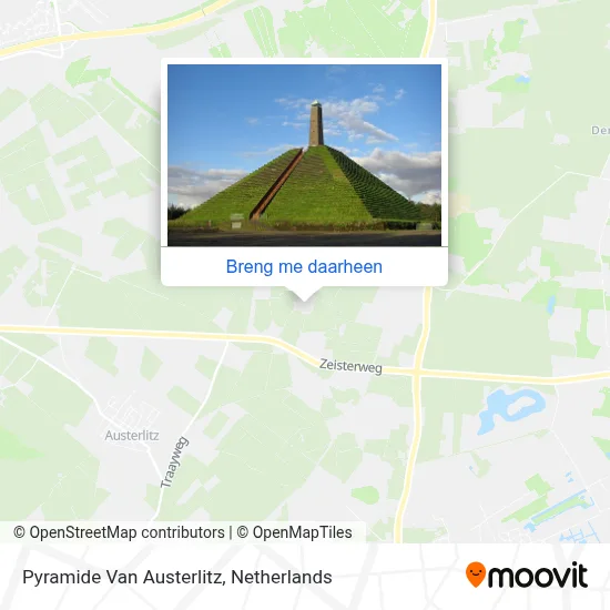Pyramide Van Austerlitz kaart