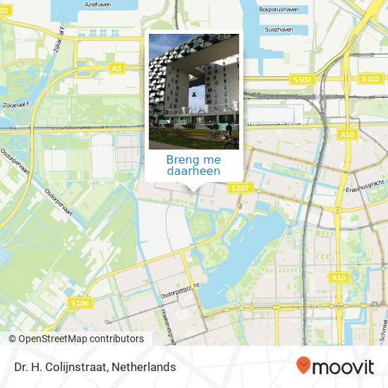 Dr. H. Colijnstraat kaart