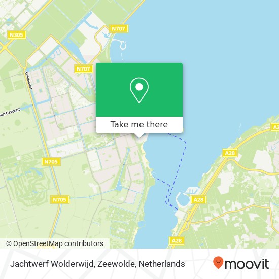 Jachtwerf Wolderwijd, Zeewolde kaart