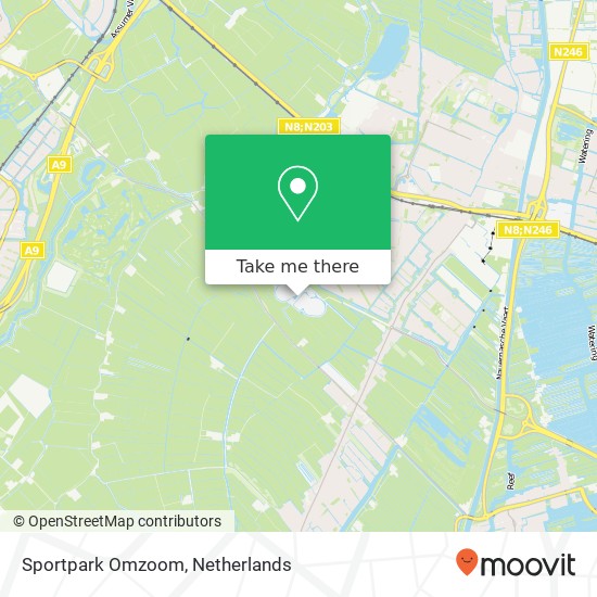 Sportpark Omzoom kaart