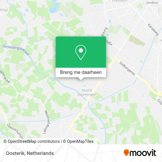 Oosterik kaart