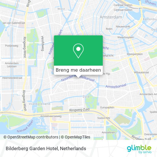 Bilderberg Garden Hotel kaart