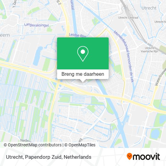 Utrecht, Papendorp Zuid kaart