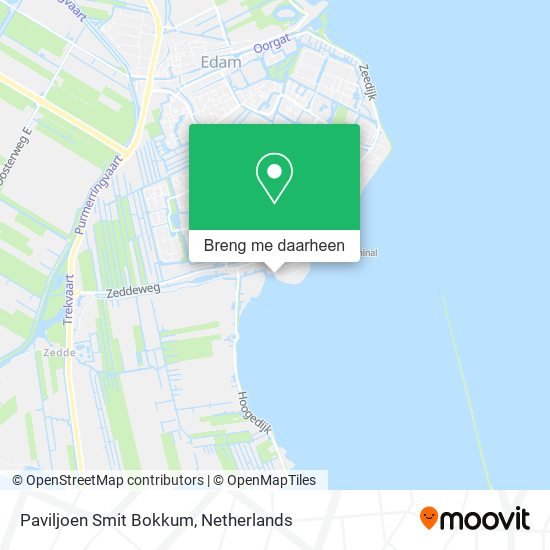 Paviljoen Smit Bokkum kaart