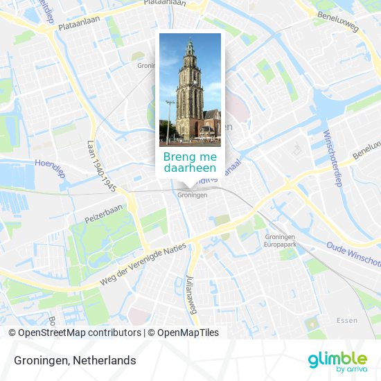 Groningen kaart