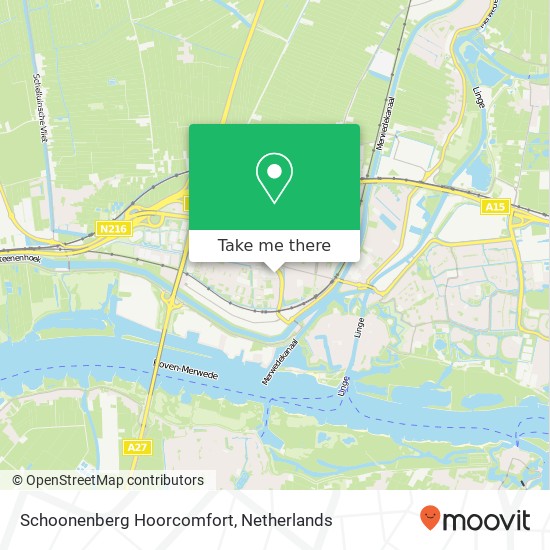 Schoonenberg Hoorcomfort kaart