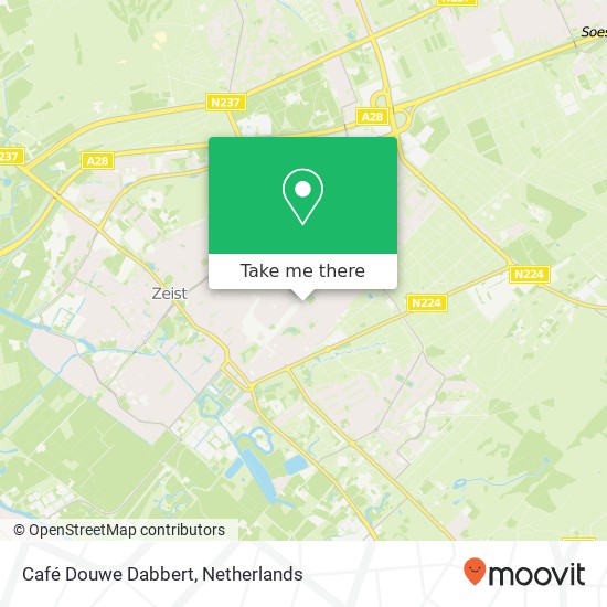 Café Douwe Dabbert kaart