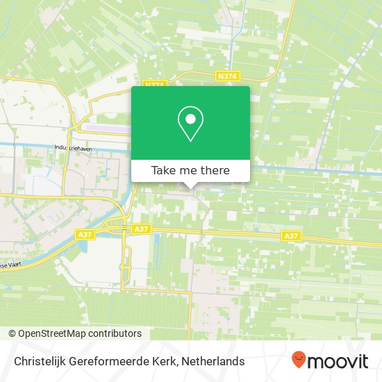 Christelijk Gereformeerde Kerk kaart