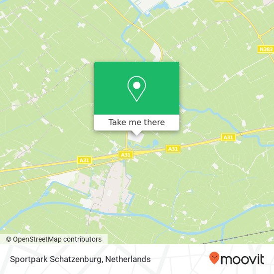 Sportpark Schatzenburg kaart