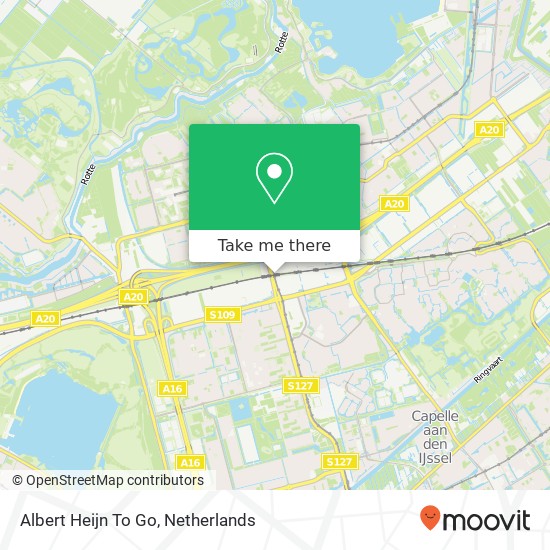 Albert Heijn To Go kaart