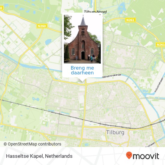 Hasseltse Kapel kaart