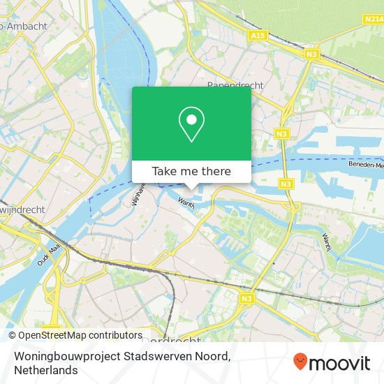 Woningbouwproject Stadswerven Noord kaart