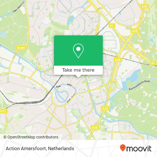 Action Amersfoort kaart