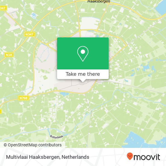 Multivlaai Haaksbergen kaart