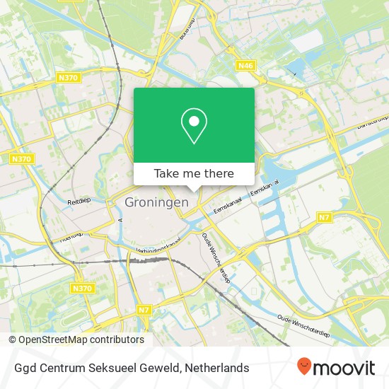 Ggd Centrum Seksueel Geweld kaart