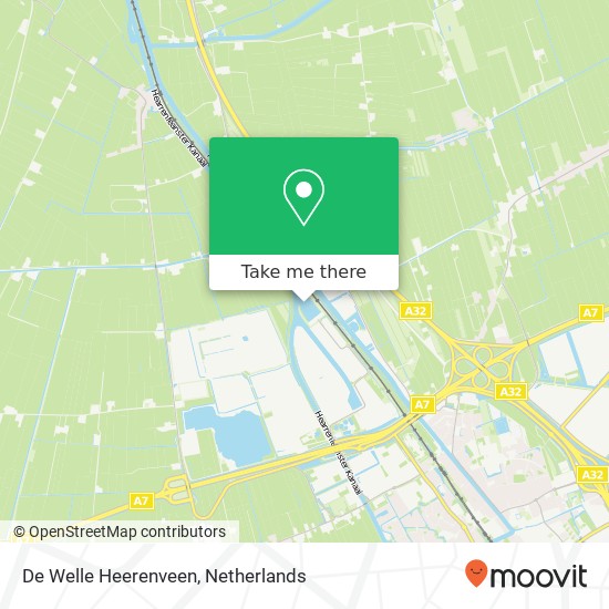 De Welle Heerenveen kaart