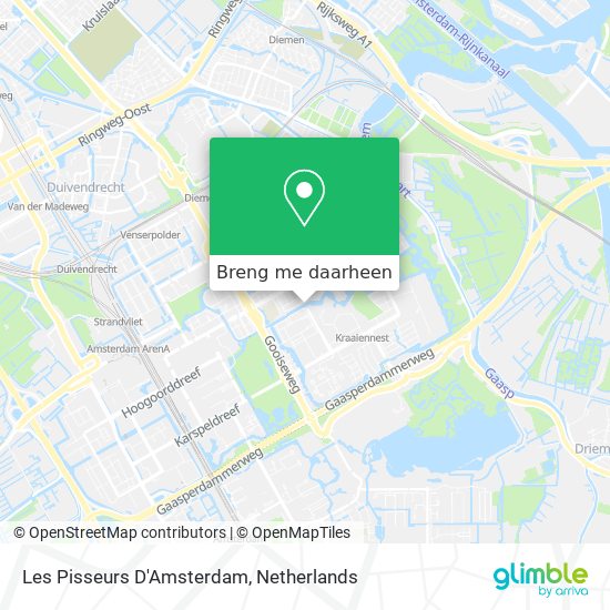 Les Pisseurs D'Amsterdam kaart