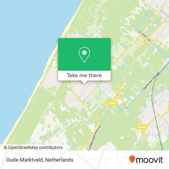 Oude Marktveld kaart