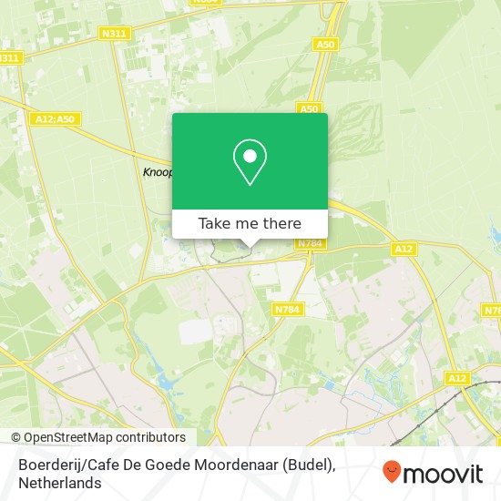 Boerderij / Cafe De Goede Moordenaar (Budel) kaart
