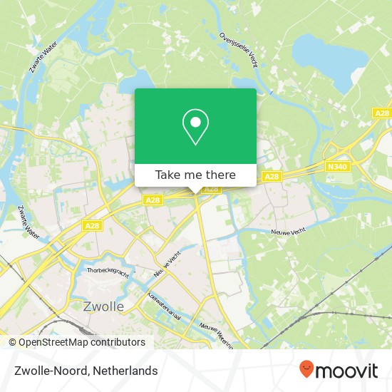 Zwolle-Noord kaart