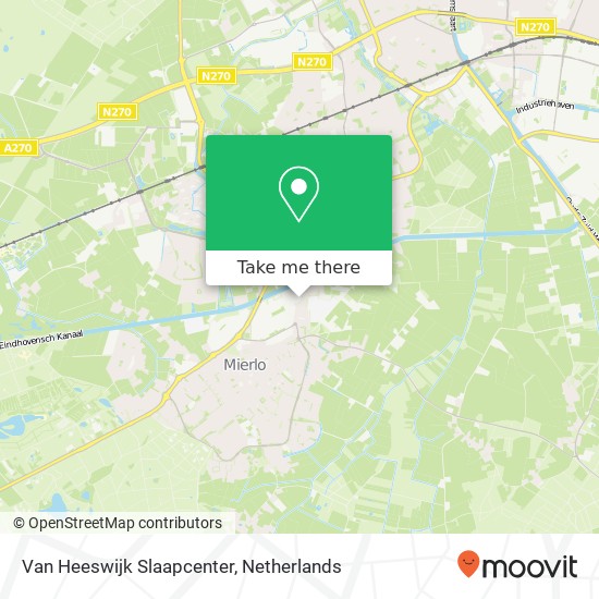 Van Heeswijk Slaapcenter kaart