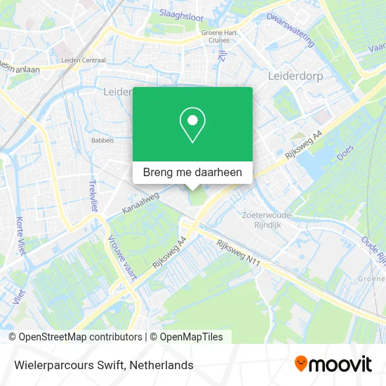 Wielerparcours Swift kaart