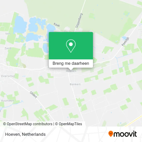 Hoeven kaart
