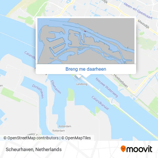 Scheurhaven kaart