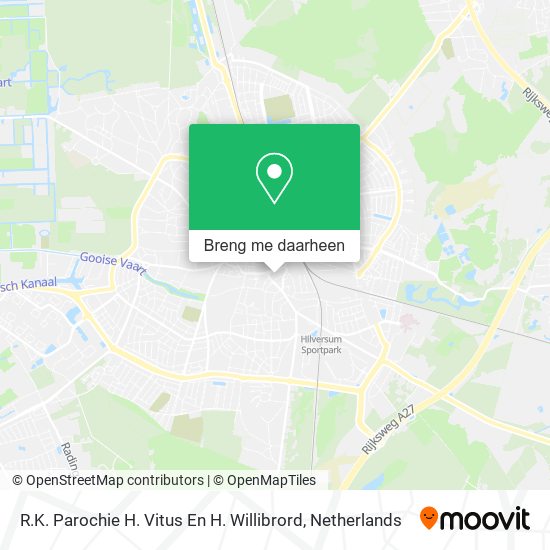 R.K. Parochie H. Vitus En H. Willibrord kaart