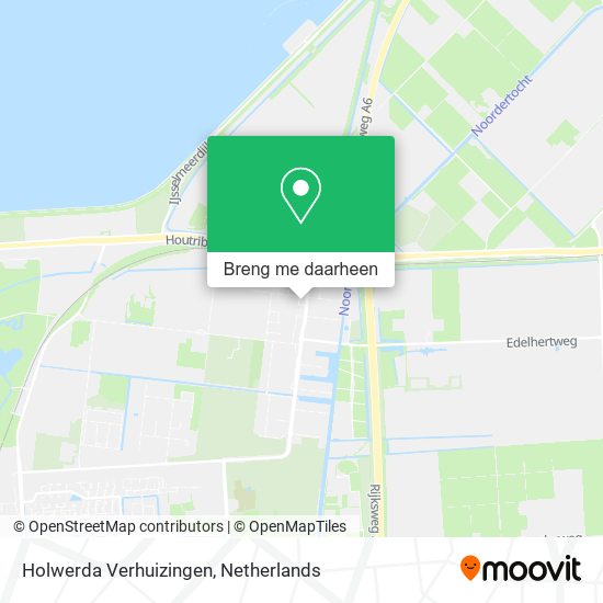 Holwerda Verhuizingen kaart
