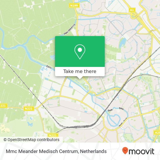 Mmc Meander Medisch Centrum kaart
