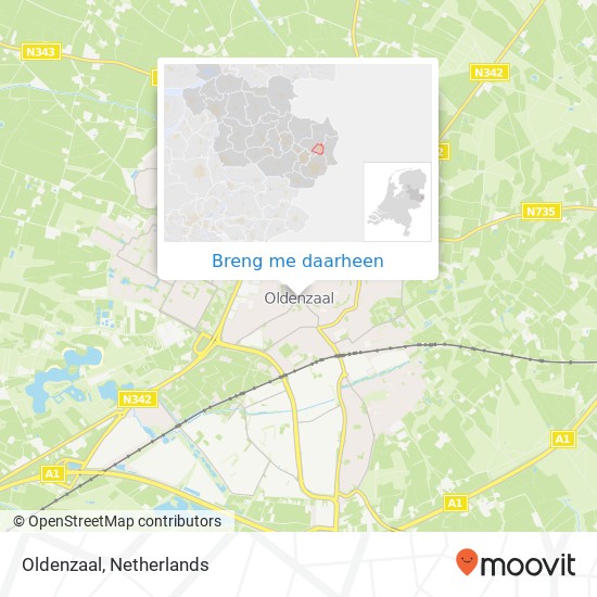 Oldenzaal kaart