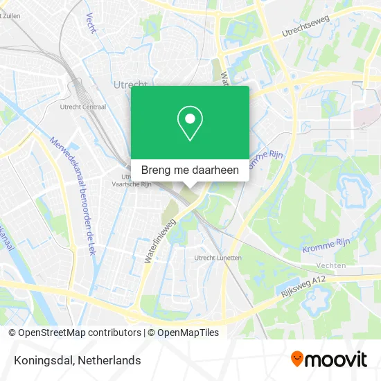 Koningsdal kaart