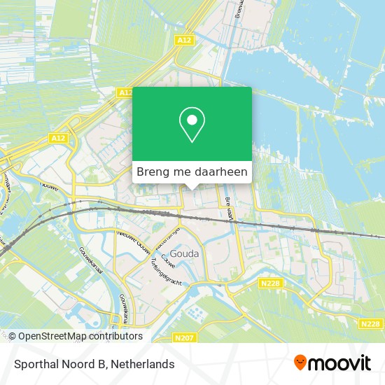 Sporthal Noord B kaart