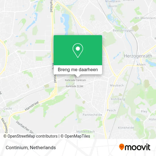 Continium kaart