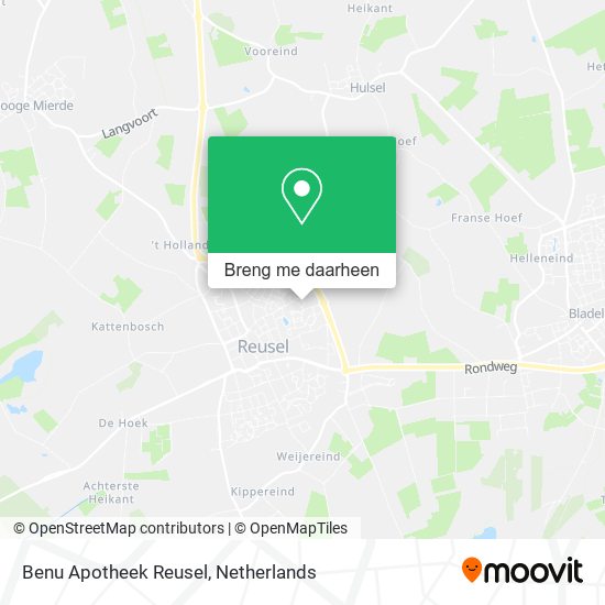 Benu Apotheek Reusel kaart