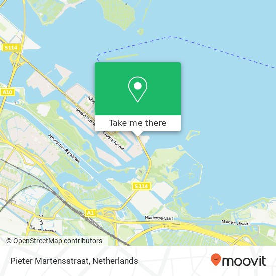 Pieter Martensstraat kaart