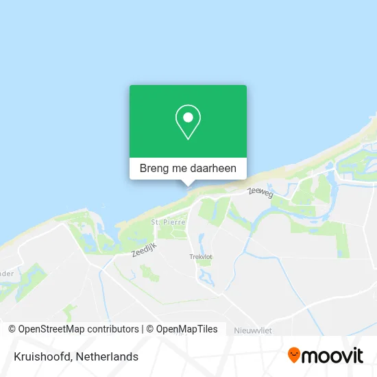 Kruishoofd kaart