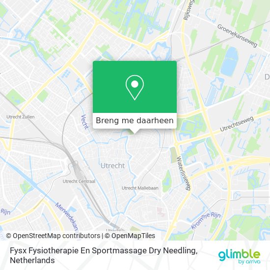 Fysx Fysiotherapie En Sportmassage Dry Needling kaart