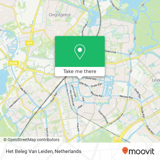 Het Beleg Van Leiden kaart