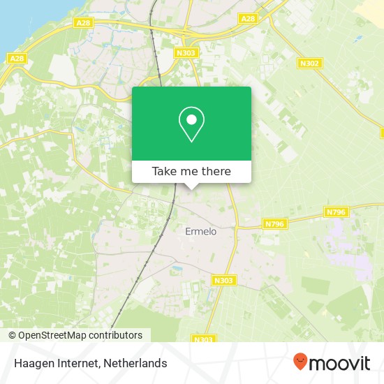 Haagen Internet kaart