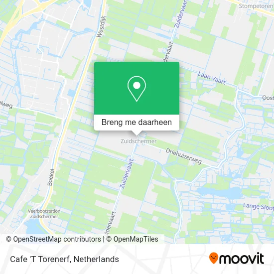 Cafe 'T Torenerf kaart